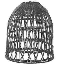 S&H Rattan-Lampenschirm 30x33cm    88190 