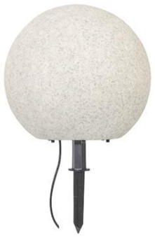 S&H LED-Dekokugel Ø40cm grau f.E27 88201 