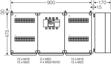HENS PV-GAK, m. Sicherung, Mi Mi PV 3931 