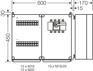 HENS PV-GAK, m. Sicherung, Mi Mi PV 3611 