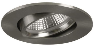 BRUM LED-Einbaustrahl 6W nickel INDIWO68 