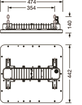 Siteco Highbay21 IP66 IK08  52HN12DA4LDA 
