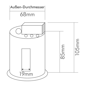 NOBIL Einbautopf              1850000000 
