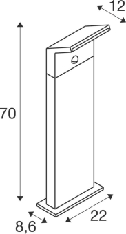 SLV ORDI II POLE 70 SENSOR CCT   1008727 