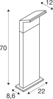 SLV ORDI II POLE 70 IP54 CCT     1008726 