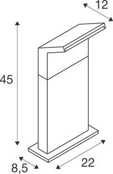 SLV ORDI II POLE 45 IP54 CCT     1008725 