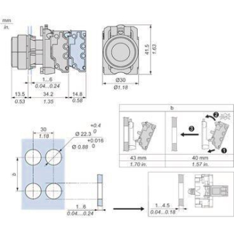 Schneider Drucktaster Harmony   XB5AL425 
