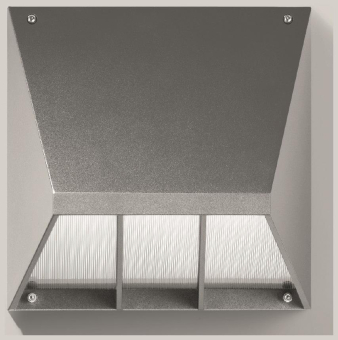BEGA Wandleuchte silber 3000K   22260AK3 