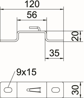 OBO DBLG 20 050 FT Distanzbügel 