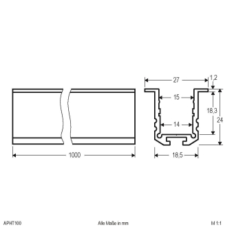 EVN T-Profil, hoch               APHT100 