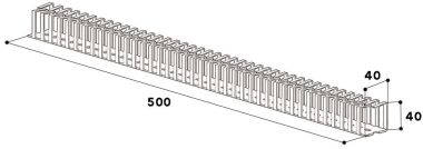 GGK 4179 VK flex-crawler 40x40, 