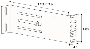 GGK Wandkonsole 175-275mm          WKV-5 