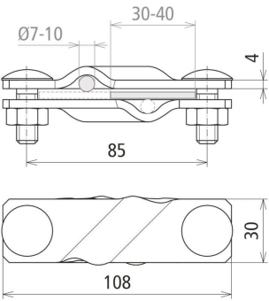 DEHN Sv-Klemme St/Tzn             308320 