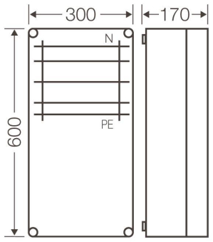HENS Mi-Sammelschienengehäuse     MI6458 