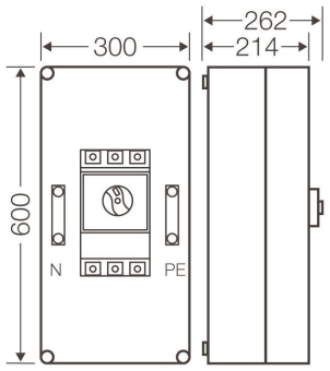 HENS Mi-Leistungsschaltergehduse Mi 7434 