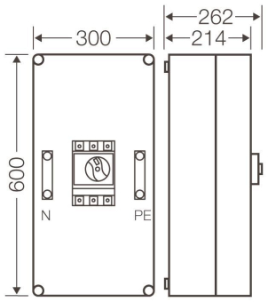 HENS Mi-Leistungsschaltergehäuse Mi 7432 