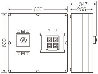 HENS Mi-Leistungsschaltergehduse Mi 7836 