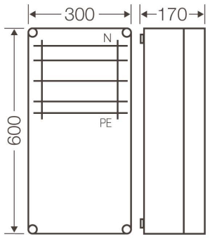 HENS Mi-Sammelschienengehäuse     MI6458 
