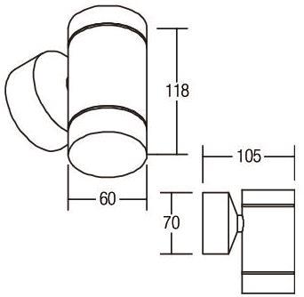BRUM Outdoor-Wandleuchte        35001420 