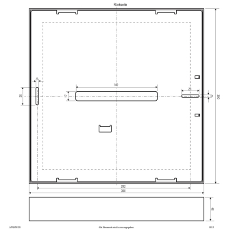 EVN LED Anbaupanel -quad. -    ADQ300125 