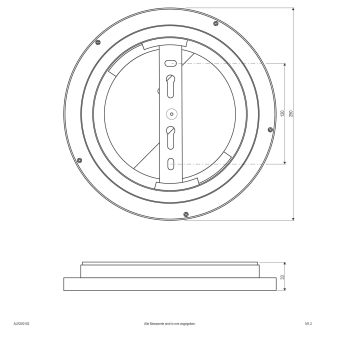 EVN LED Anbauleuchte -rund -   ALR250102 