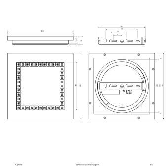 EVN LED Anbaupanel weiss       ALQ250140 