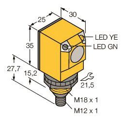 Turck Opto Sensor Reflexions-  Q25SP6LPQ 