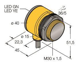 TURCK Optoelektronischer Sensor  T30SP6R 