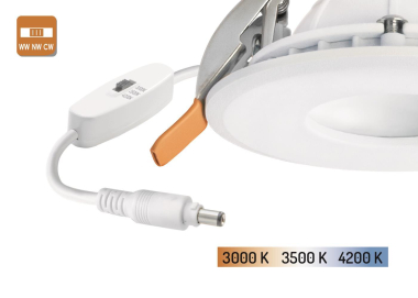 LAS LED Downlight GHOST rund 5W LS-GR4SW 