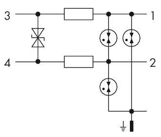 WAGO 792-803 Überspannungsschutzmodul 