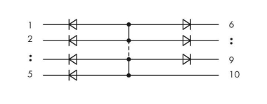 WAGO 286-807 Bauteilmodul mit Diode,mit 