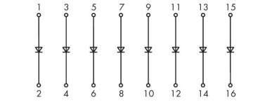 WAGO 289-101 Bauteilmodul mit Diode,mit 