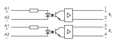 WAGO 286-792 Optokopplermodul, 