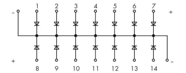 WAGO 289-111 Bauteilmodul mit Diode,mit 