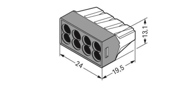 WAGO 773-108 Verbindungsdosenklemme,für 