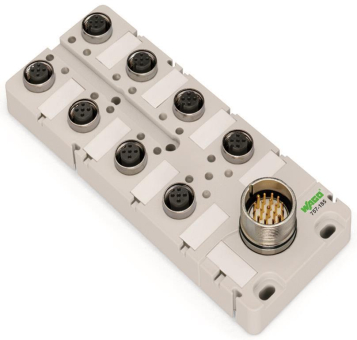 WAGO 757-185 M12-Sensor-/- 