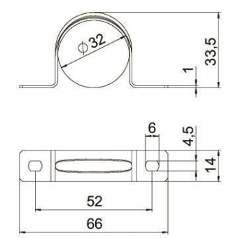 OBO 605 32 G Befestigungsschelle 