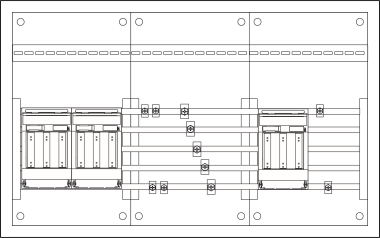 f-tronic NH-Verteiler Trenner      NHV3T 