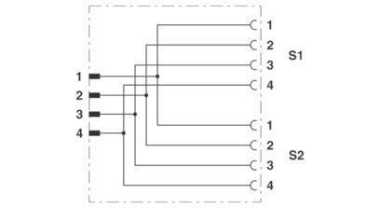 Phoenix 1410632       SAC-4PY-MT/2XFT VP 