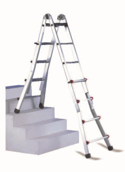 Cimco Alu-Teleskop-Leiter 2x6     146706 