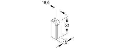 Kleinhuis Endstück links SDK    SFE50L.3 