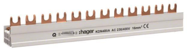 Hager Phasenschiene 4polig       KDN480A 