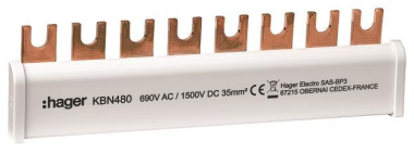 Hager Erdungsbügel 4P 35mm²       KBN480 