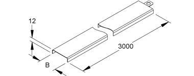 NIED Kabelrinnendeckel             RD 75 