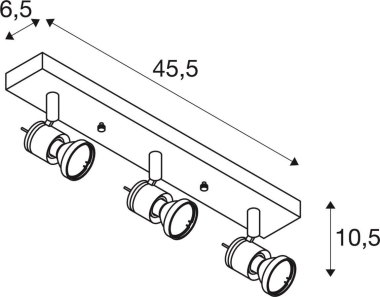 SLV Wand-/Deckenspot ASTO III     147443 