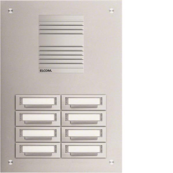ELCOM Aluminium-Türstation   TUP-8/2 EV1 