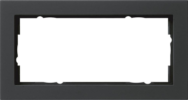 GIRA 100209 Abdeckrahmen 2f o.Mittelsteg 