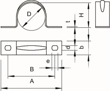 OBO 605 20 G Befestigungsschelle 