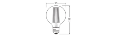 Osram 1906LGL95D 11W/ Dimmbare 