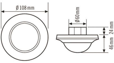 Esylux PD-C360i/24    PD-C360i/24 KNX UP 